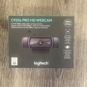 Logitech C920s Pro 1080  HD Webcam Video Conferencing, Streaming, Gaming Webcam